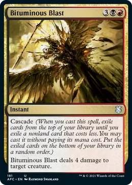 0181 Bituminous Blast U Commander: Adventures in the Forgotten Realms
