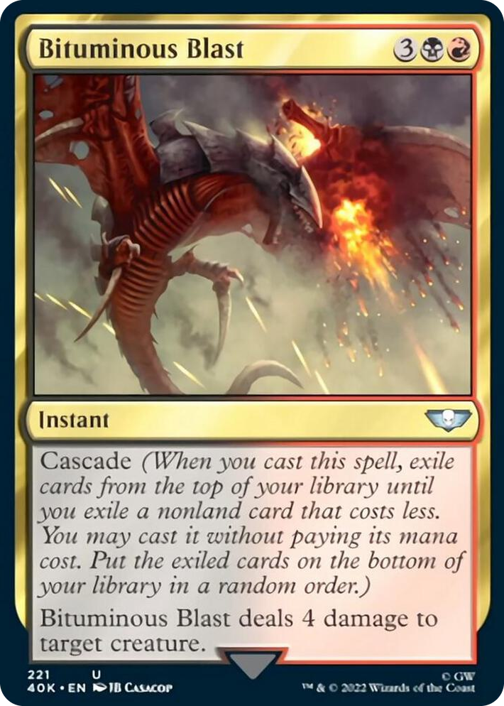 0221 Bituminous Blast U Universes Beyond: Warhammer 40,000