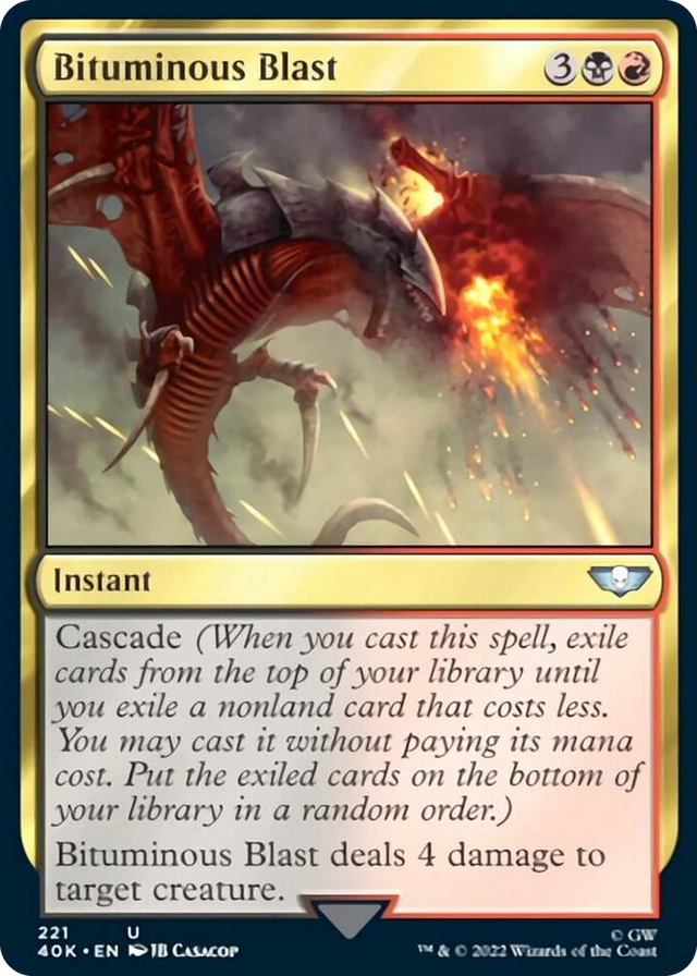 0221 Bituminous Blast U Universes Beyond: Warhammer 40,000