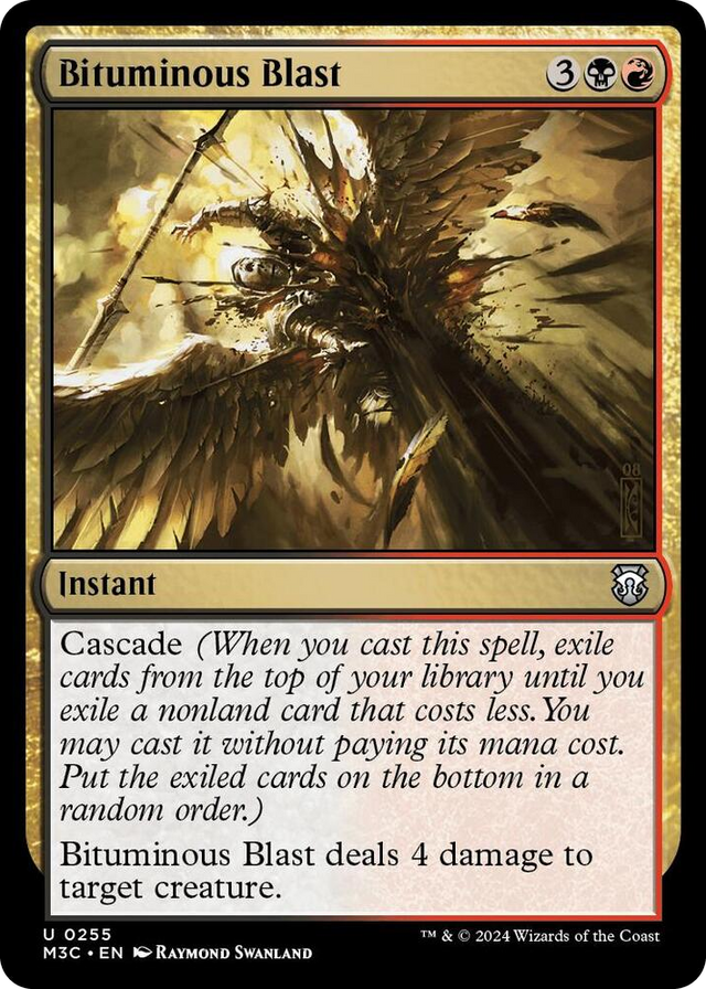 0255 Bituminous Blast U Commander: Modern Horizons 3