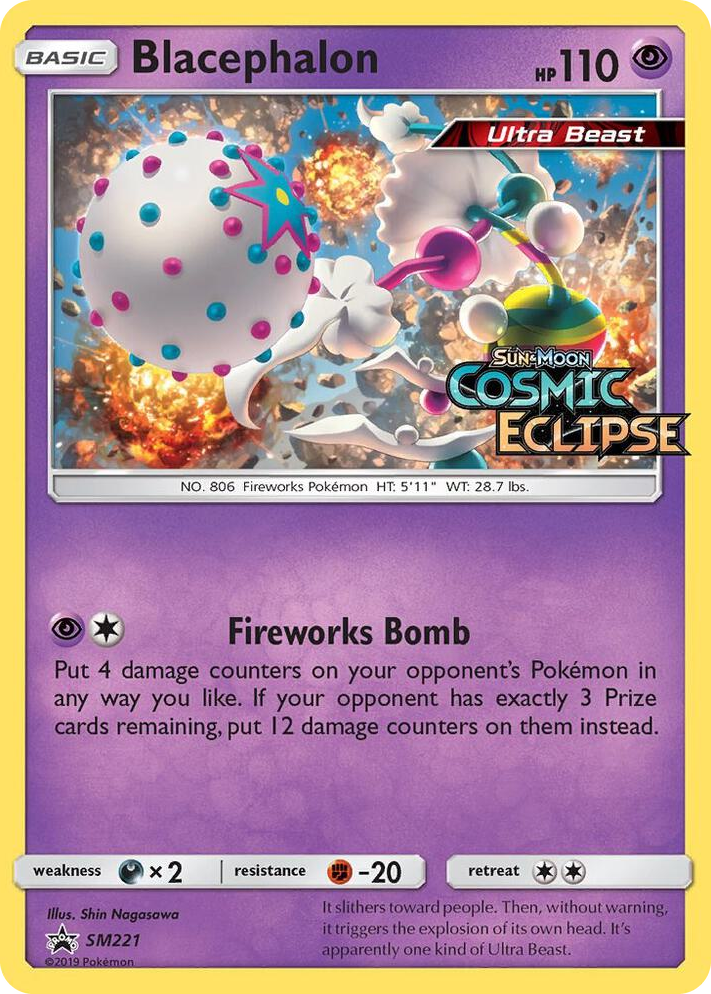 SM221 Blacephalon - SM221 (Prerelease) Promo SM Promos
