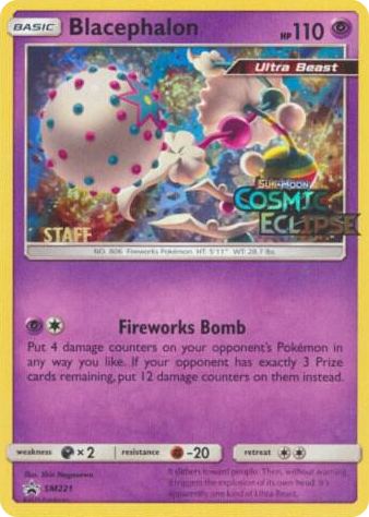 SM221 Blacephalon - SM221 (Prerelease) [Staff] Promo SM Promos