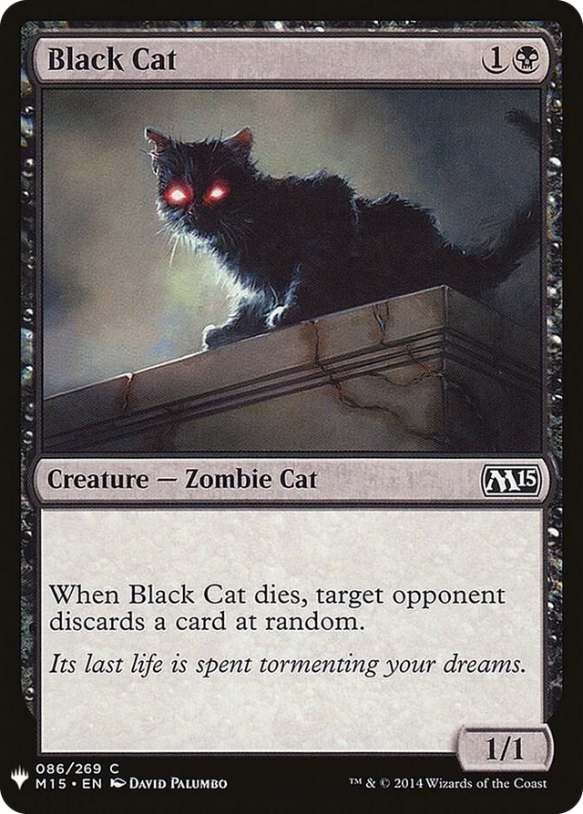 0086 Black Cat C The List Reprints