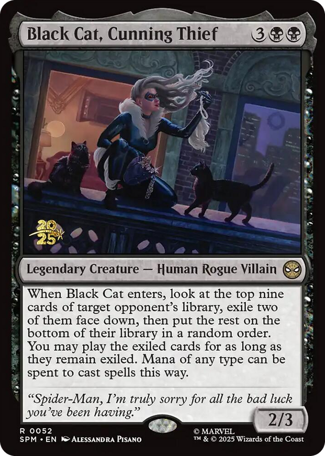 0052 Black Cat, Cunning Thief R Prerelease Cards