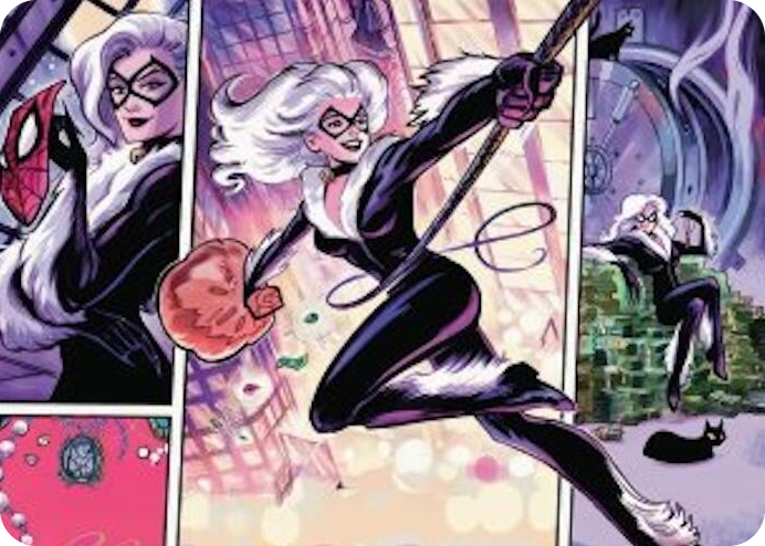 0044 Black Cat, Cunning Thief Art Card S Art Series: Marvel's Spider-Man