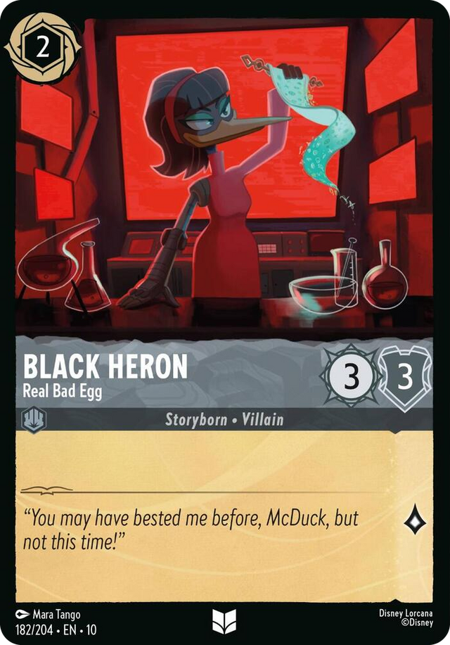 0182 Black Heron - Real Bad Egg Uncommon Whispers in the Well