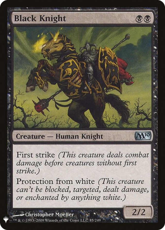 0085 Black Knight U The List Reprints