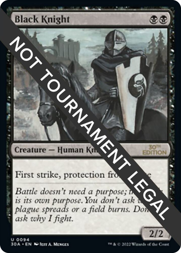 0094 Black Knight U 30th Anniversary Edition