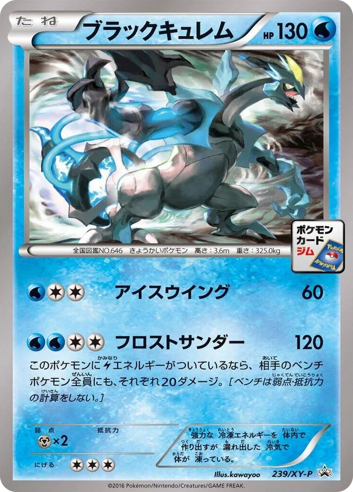 0239 Black Kyurem - 239/XY-P Common XY-P: XY Promos