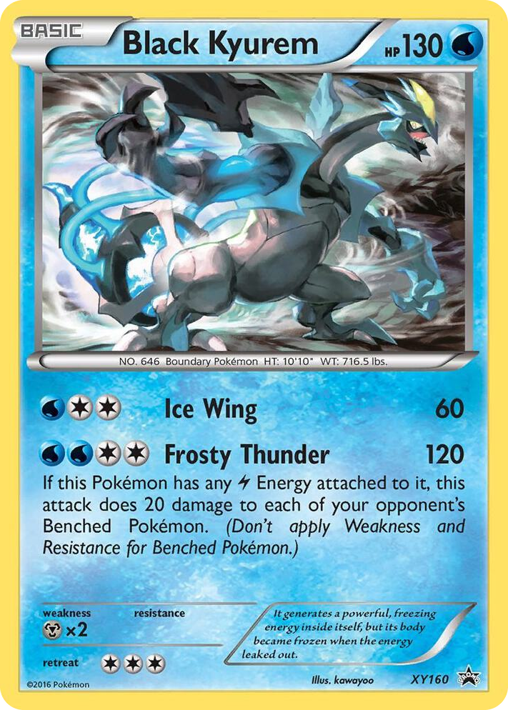 XY160 Black Kyurem - XY160 Promo XY Promos