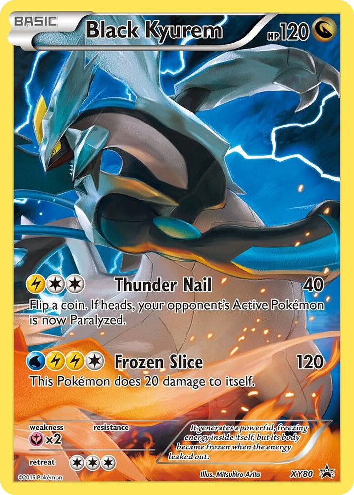 XY080 Black Kyurem - XY80 Promo XY Promos