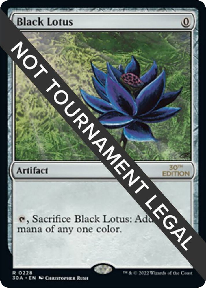 0228 Black Lotus R 30th Anniversary Edition