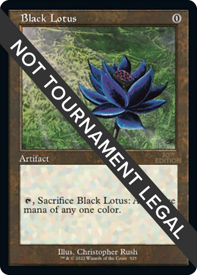 0525 Black Lotus (Retro Frame) R 30th Anniversary Edition