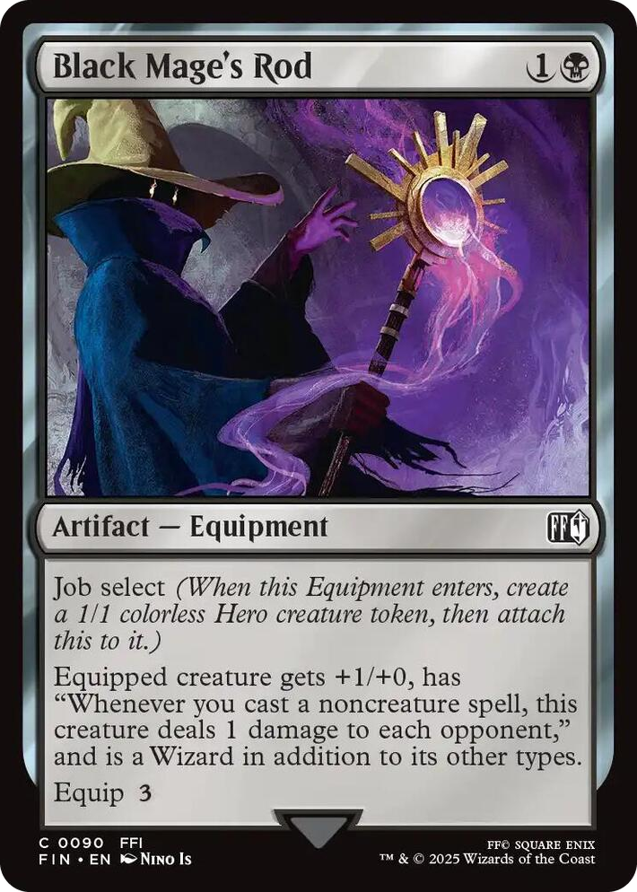 0090 Black Mage's Rod C FINAL FANTASY