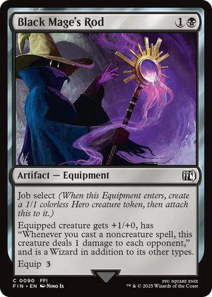 0090 Black Mage's Rod C FINAL FANTASY