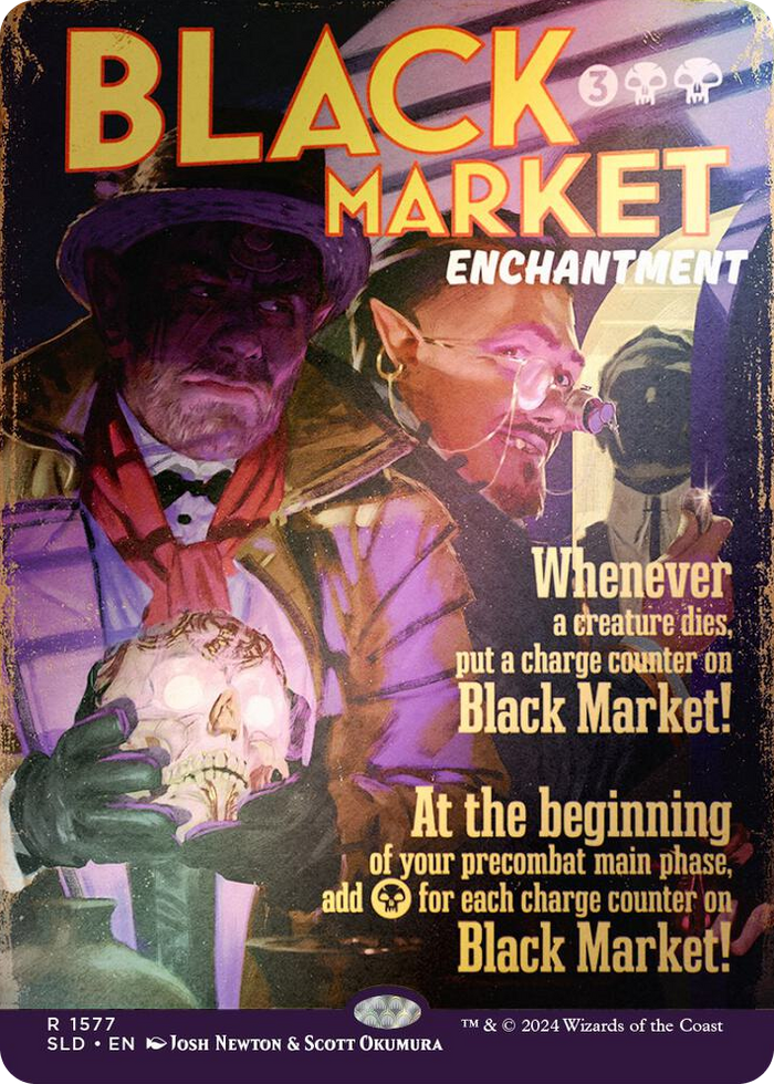 Black Market (1577) (Rainbow Foil) #1577 R - Secret Lair Drop Series Pokemon card