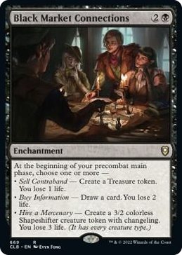 0669 Black Market Connections R Commander Legends: Battle for Baldur's Gate