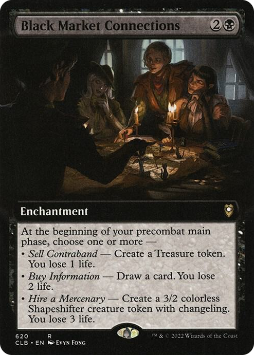 0620 Black Market Connections (Extended Art) R Commander Legends: Battle for Baldur's Gate