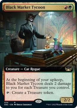 0434 Black Market Tycoon (Extended Art) R Streets of New Capenna