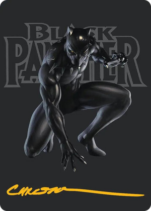 0027 Black Panther, Hope Enduring Art Card (Gold-Stamped Signature) S Art Series: Marvel Super Heroes
