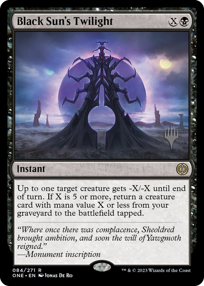 Black Sun's Twilight #84 R - Promo Pack: Phyrexia: All Will Be One Pokemon card