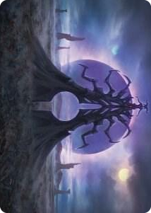 0019 Black Sun's Twilight Art Card S Art Series: Phyrexia: All Will Be One