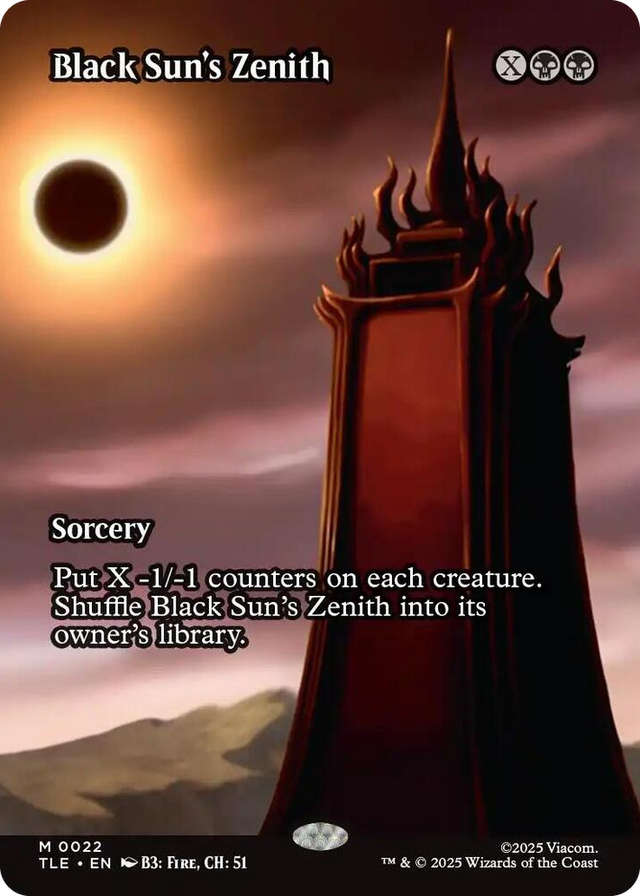 0022 Black Sun's Zenith (Borderless) M The Last Airbender: Eternal-Legal