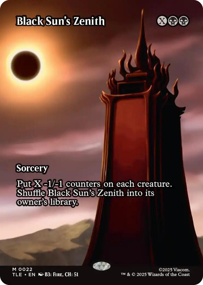 0022 Black Sun's Zenith (Borderless) M The Last Airbender: Eternal-Legal