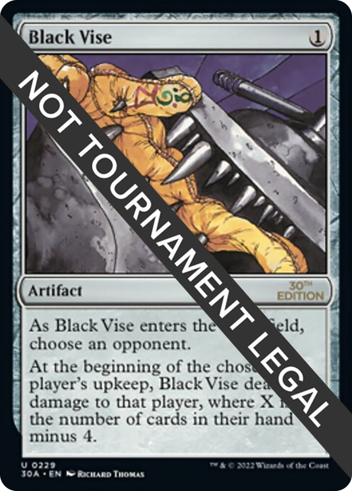 0229 Black Vise U 30th Anniversary Edition