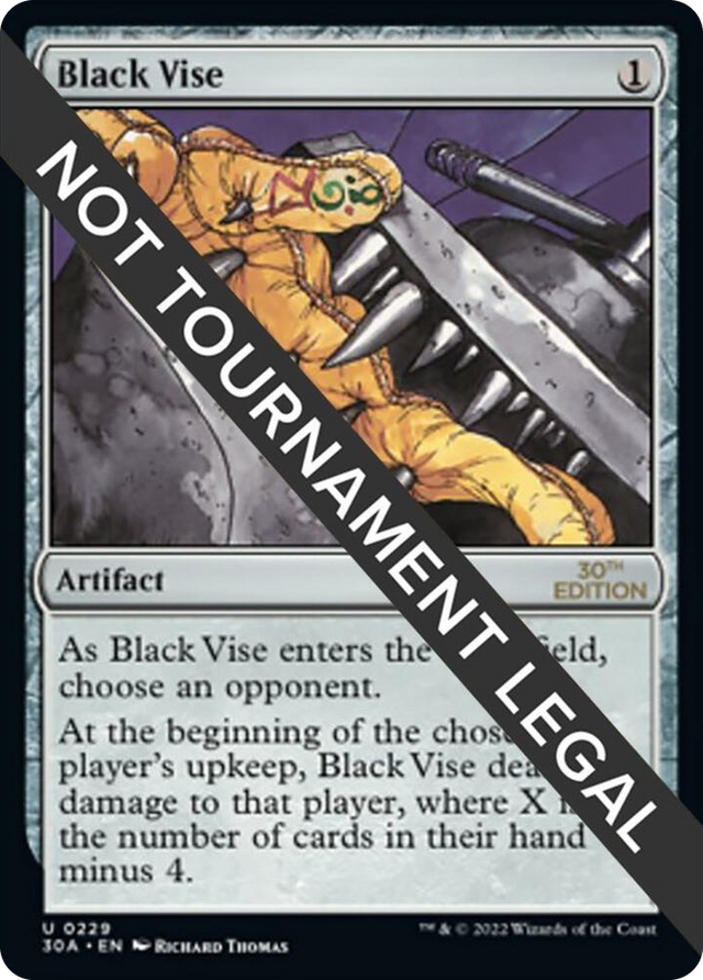 0229 Black Vise U 30th Anniversary Edition