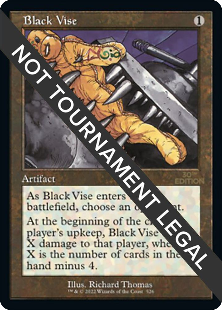 0526 Black Vise (Retro Frame) U 30th Anniversary Edition