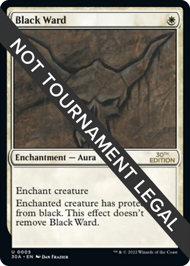 0005 Black Ward U 30th Anniversary Edition
