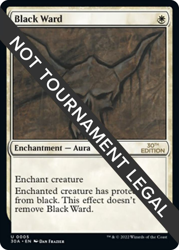0005 Black Ward U 30th Anniversary Edition