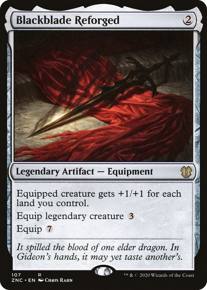 0107 Blackblade Reforged R Commander: Zendikar Rising