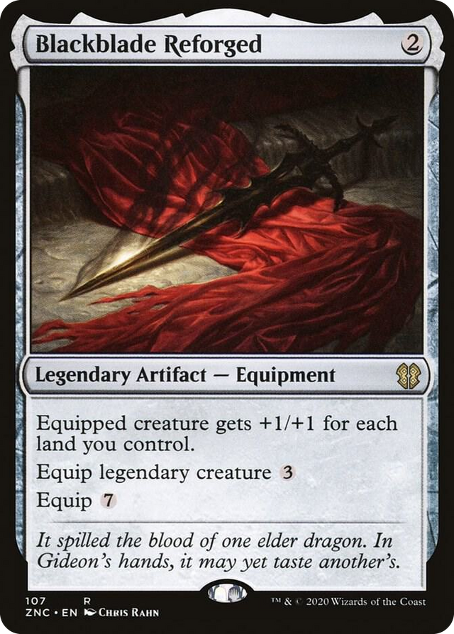 0107 Blackblade Reforged R Commander: Zendikar Rising