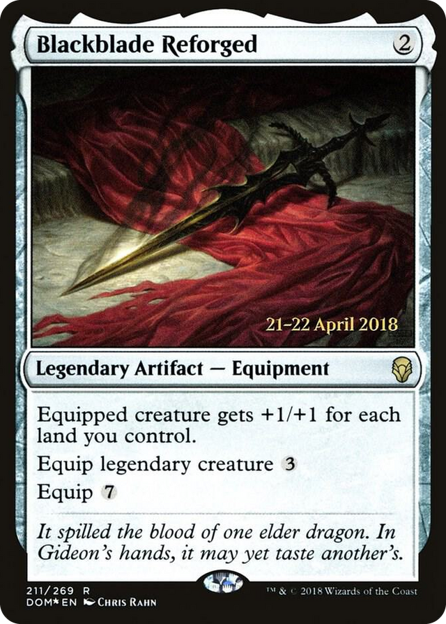 0211 Blackblade Reforged R Prerelease Cards