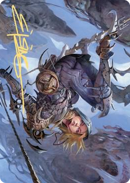 0053 Blackbloom Rogue Art Card (Gold-Stamped Signature) S Art Series: Zendikar Rising