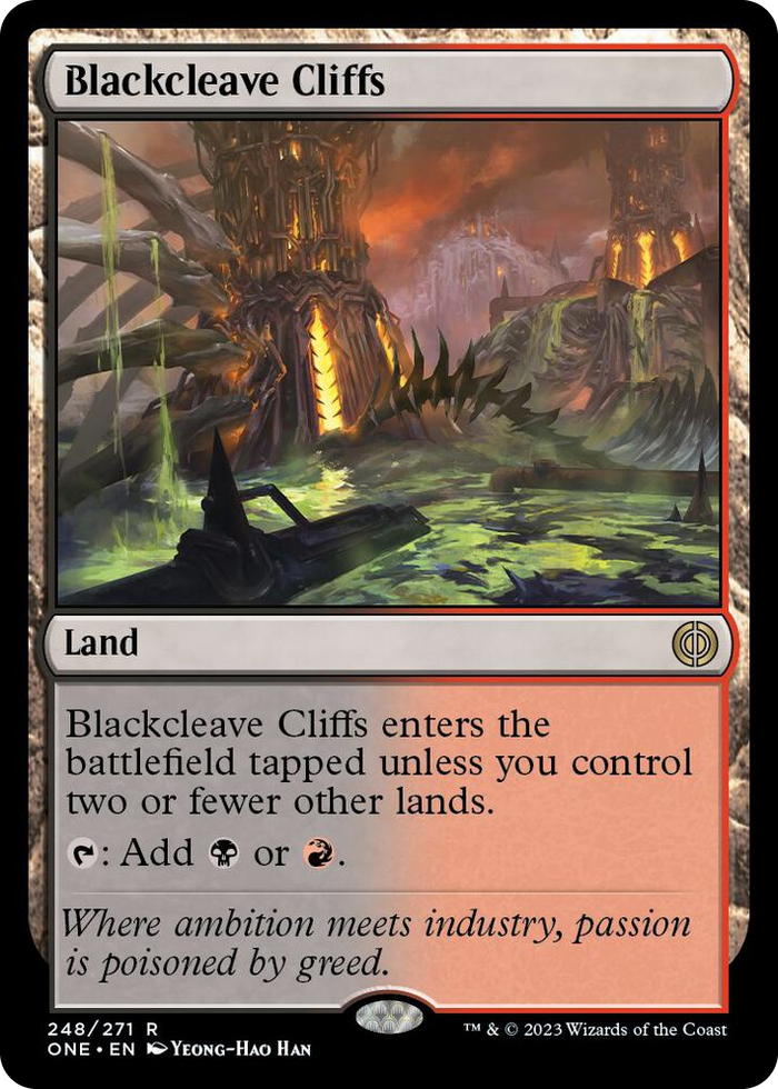 Blackcleave Cliffs #248 R - Phyrexia: All Will Be One Pokemon card