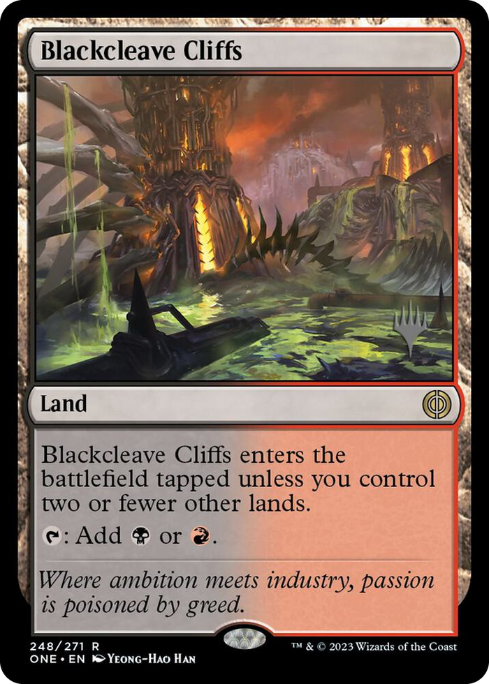 Blackcleave Cliffs #248 R - Promo Pack: Phyrexia: All Will Be One Pokemon card