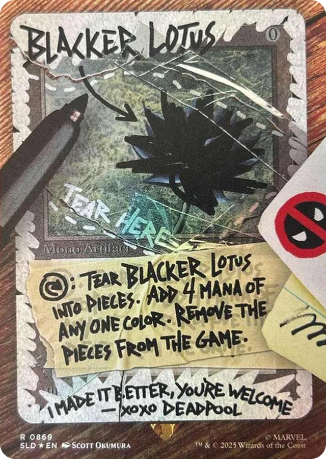 0869 Blacker Lotus (Rainbow Foil) R Secret Lair Drop Series