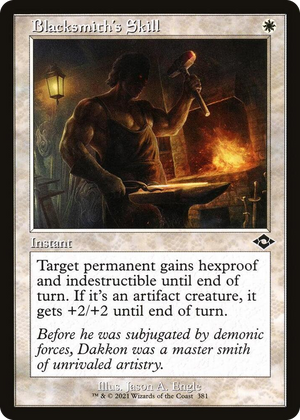 0381 Blacksmith's Skill (Retro Frame) C Modern Horizons 2
