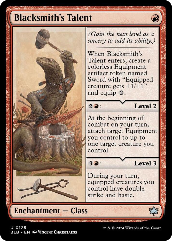 0125 Blacksmith's Talent U Bloomburrow