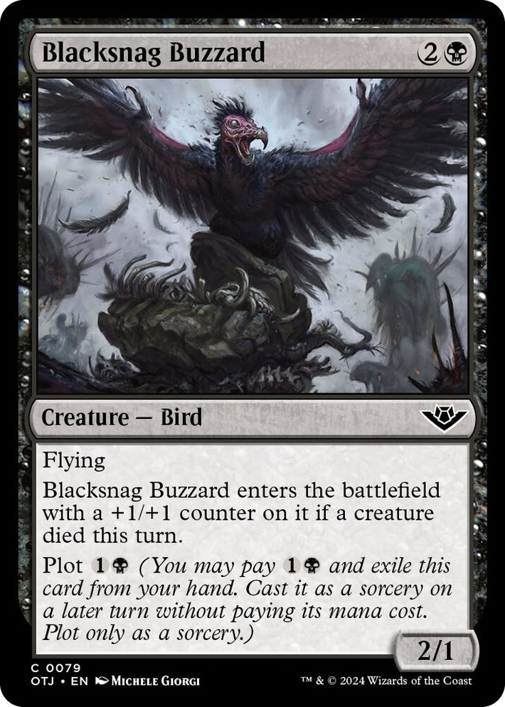 0079 Blacksnag Buzzard C Outlaws of Thunder Junction