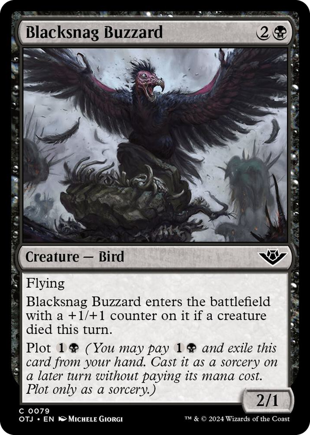 0079 Blacksnag Buzzard C Outlaws of Thunder Junction