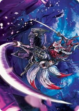 0047 Blade-Blizzard Kitsune Art Card S Art Series: Kamigawa: Neon Dynasty