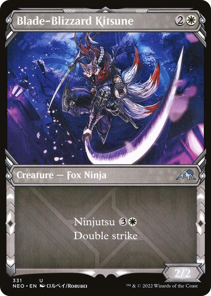 0331 Blade-Blizzard Kitsune (Showcase) U Kamigawa: Neon Dynasty