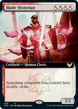 0334 Blade Historian (Extended Art) R Strixhaven: School of Mages
