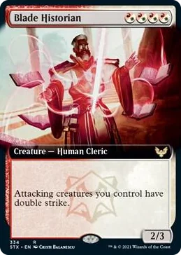 0334 Blade Historian (Extended Art) R Strixhaven: School of Mages
