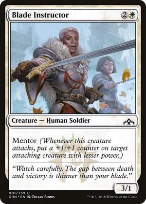 0001 Blade Instructor C Guilds of Ravnica