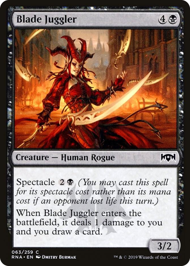 0063 Blade Juggler C Ravnica Allegiance